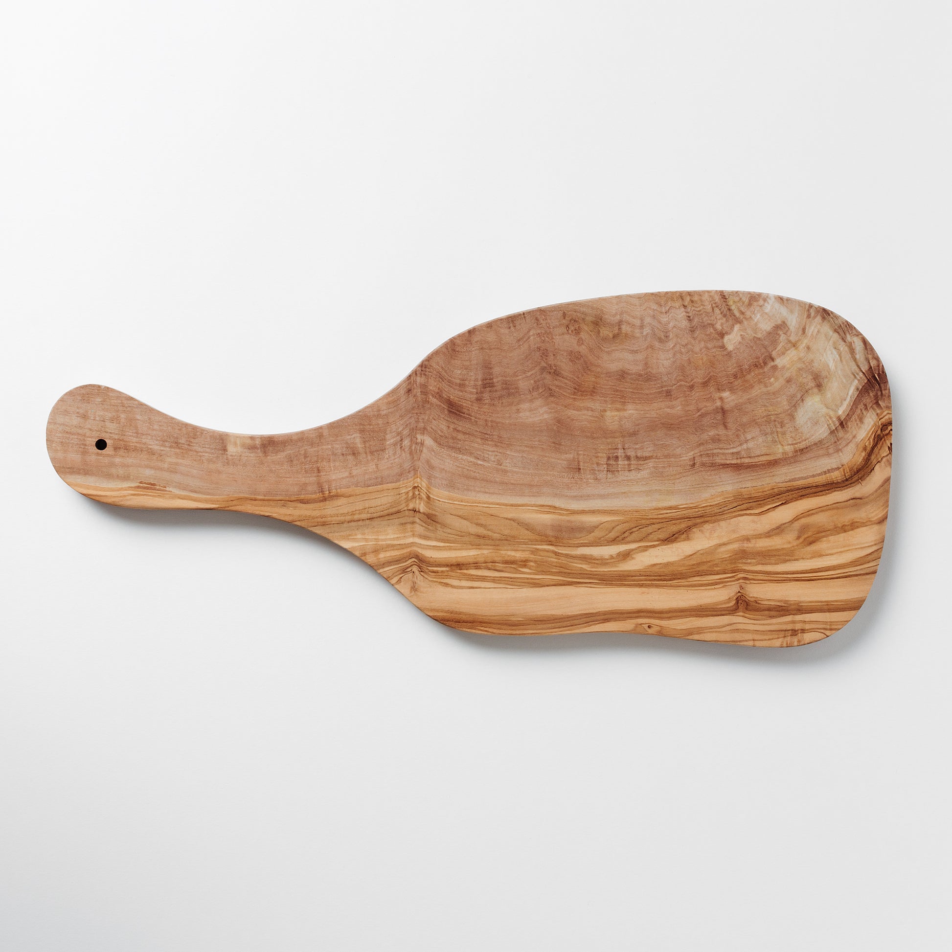 Small wood cutting board with handle
