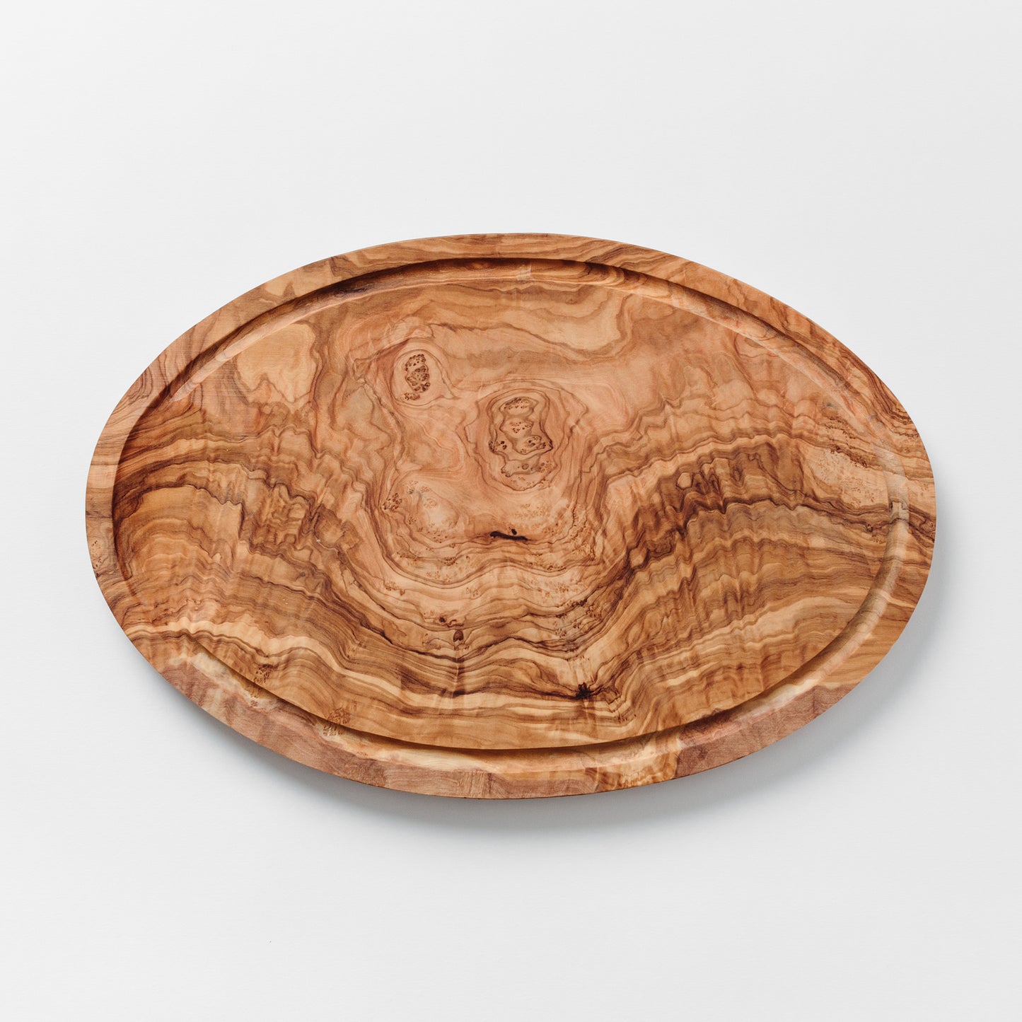 Oval Cutting Board with Groove